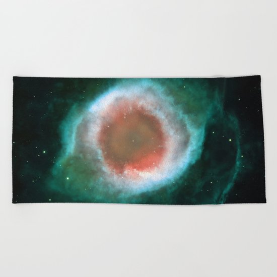 Eye Galaxy Beach Towel