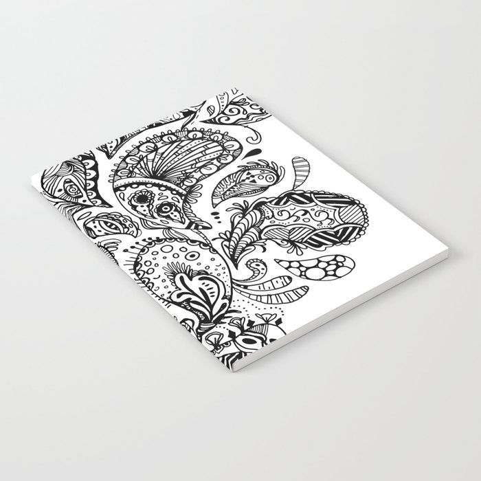 Extraterrestrial Paisley Notebook