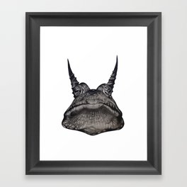 Horned Frog Framed Art Print