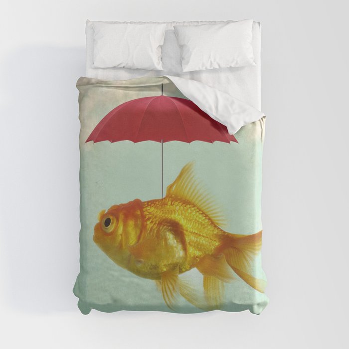 under cover goldfish 02 Duvet Cover