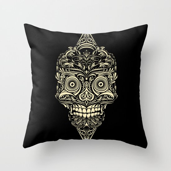 SKULL Throw Pillow