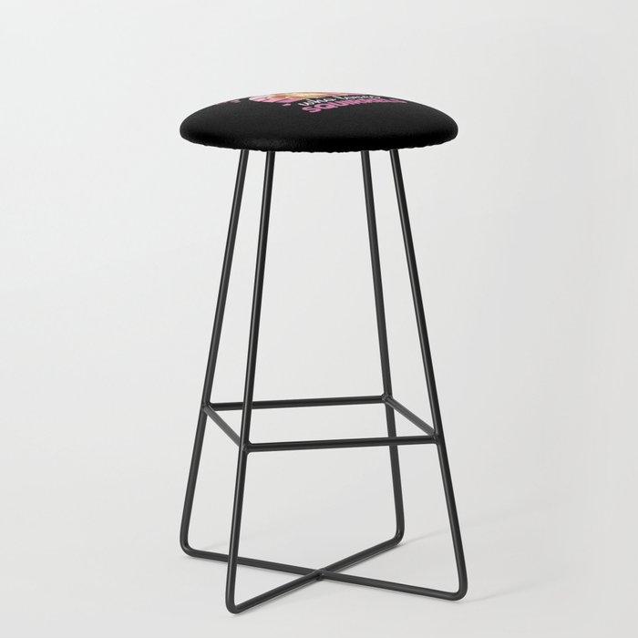 Just A Girl who loves Squirrels Sweet Squirrel Bar Stool