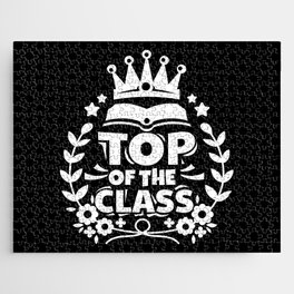 Top Of The Class Crown Winner Student School Jigsaw Puzzle