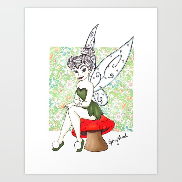 Spunky Fairy Art Print