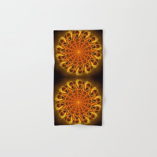The mandala of energy Hand & Bath Towel