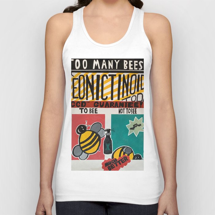 Satirical anti-bee Tank Top