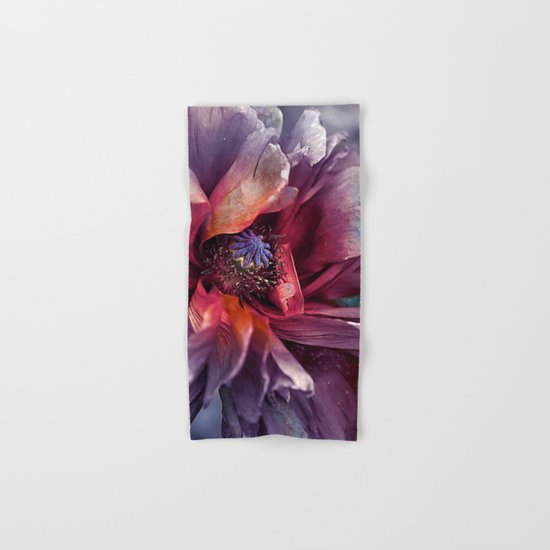 Abstract poppy(2). Hand & Bath Towel