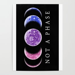 Not A Phase - Bisexual Pride Poster