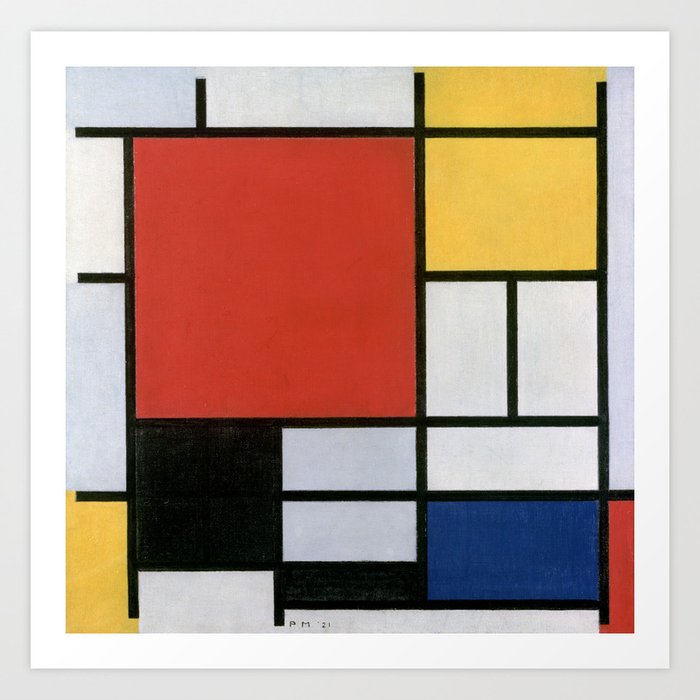 Piet Mondrian Art Print