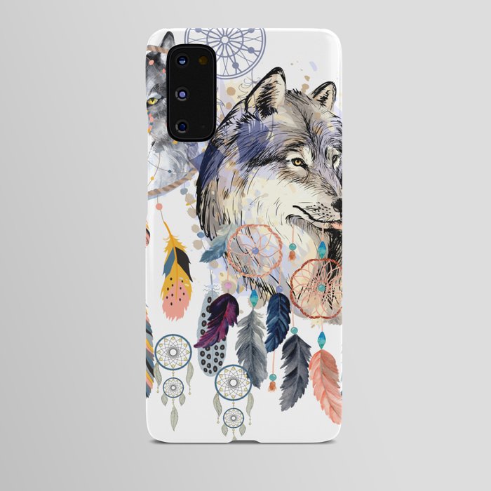 Wolves DreamCatchers Android Case