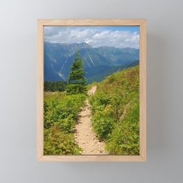 Mountain Path Framed Mini Art Print