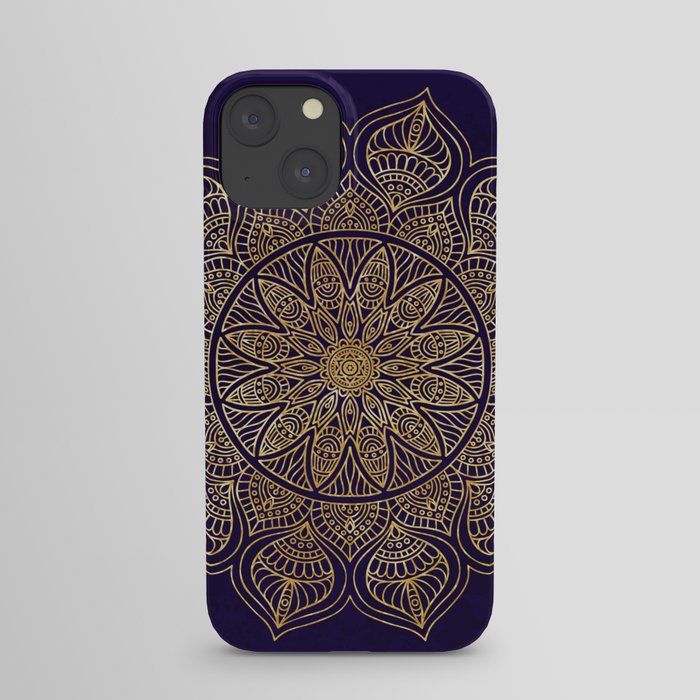 Gold Mandala iPhone Case
