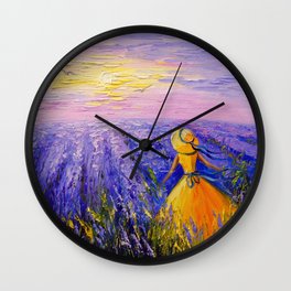 Lavender dreams  Wall Clock