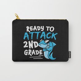Ready To Attack 2nd Grade Shark Carry-All Pouch
