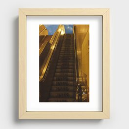 Escalator to heaven 1 Recessed Framed Print