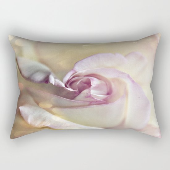 Soft Delicate Petals Rectangular Pillow