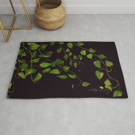 Ivy Leaves Area & Throw Rug