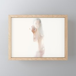 Jessica - Nude Model Fine Art Framed Mini Art Print