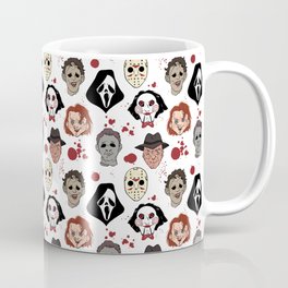 Horror Villains Pattern Coffee Mug