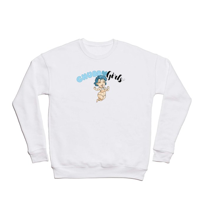 Chubby Girls "Blue one" Crewneck Sweatshirt