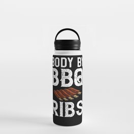 BBQ Ribs Beef Smoker Grilling Pork Dry Rub Water Bottle