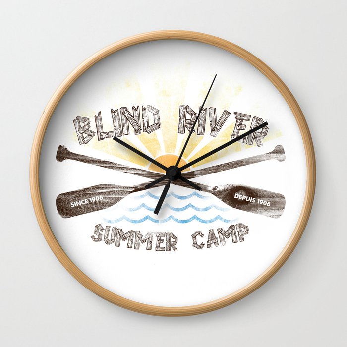 Summer Camp Wall Clock