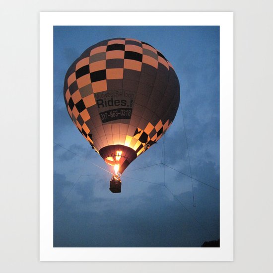 Night Time Flight Art Print