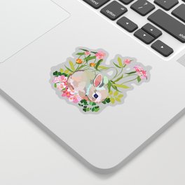 springtime bunny Sticker