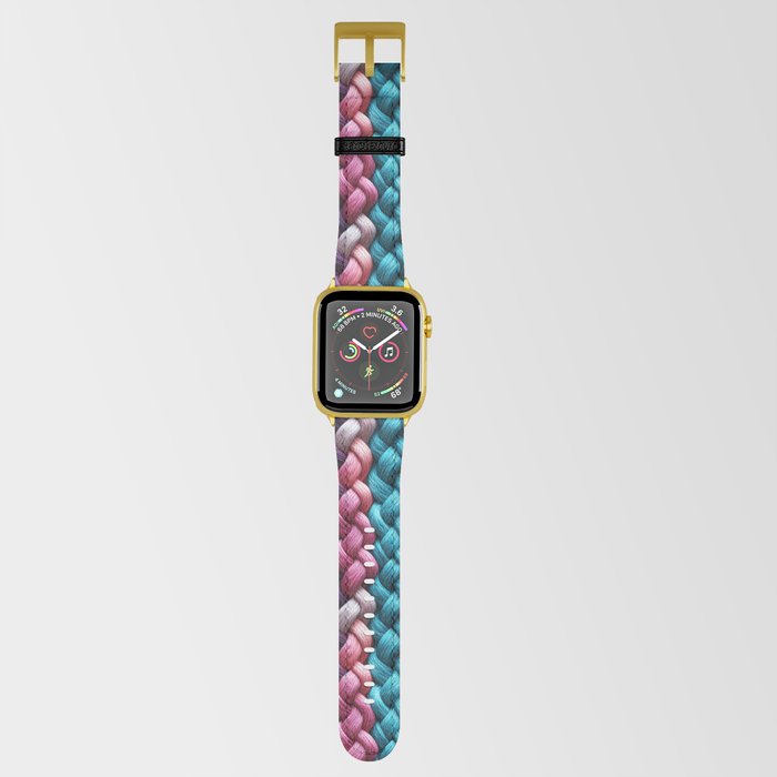 Colorful braided yarn design Apple Watch Band