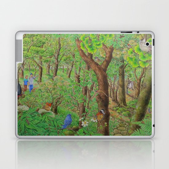 A Day of Forest (2). (sunshine forest) Laptop & iPad Skin