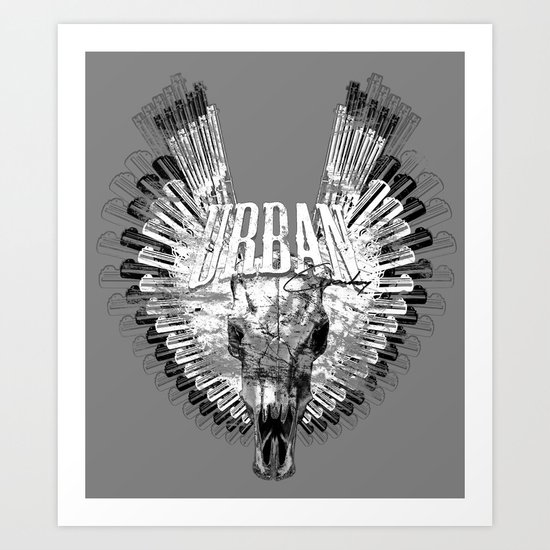 Urban Cowboy Art Print