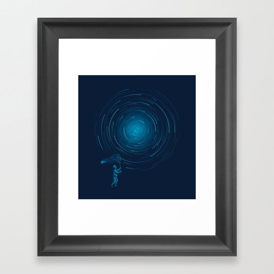 Catch a Star trail Framed Art Print