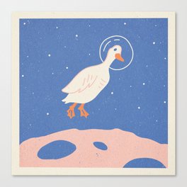Space Goose Canvas Print
