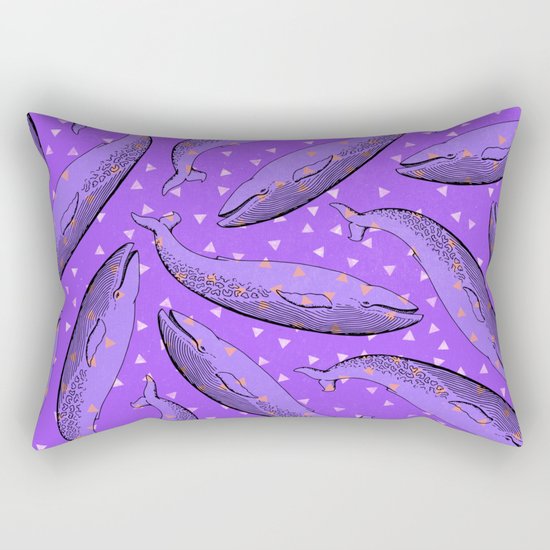 lusty whales Rectangular Pillow