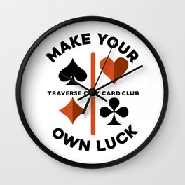 T Triple C Wall Clock | Graphicdesign, Typography, Digital, Logo, Traversecity, Ttriplec, Poker 