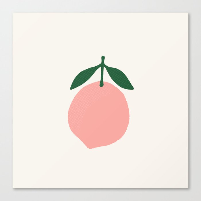 Summer Peach Canvas Print