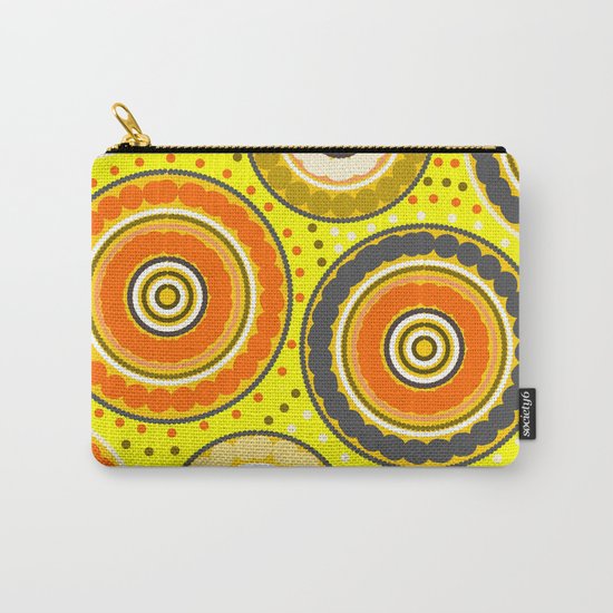Beads and circles- aboriginal pattern Carry-All Pouch