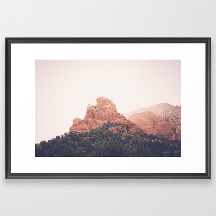 Sunrise in Sedona Framed Art Print