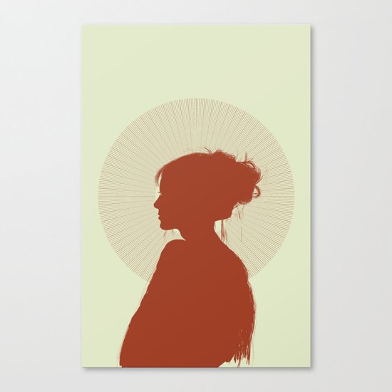 Woman Color 4 Canvas Print