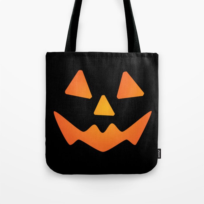 Halloween Pumpkin Face #3 Tote Bag