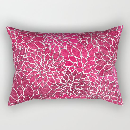 Floral Abstract 19 Rectangular Pillow