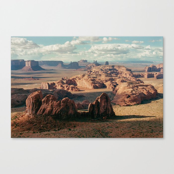 Monument Valley Overview Canvas Print
