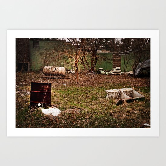 Abandoned Bowling Alley Art Print