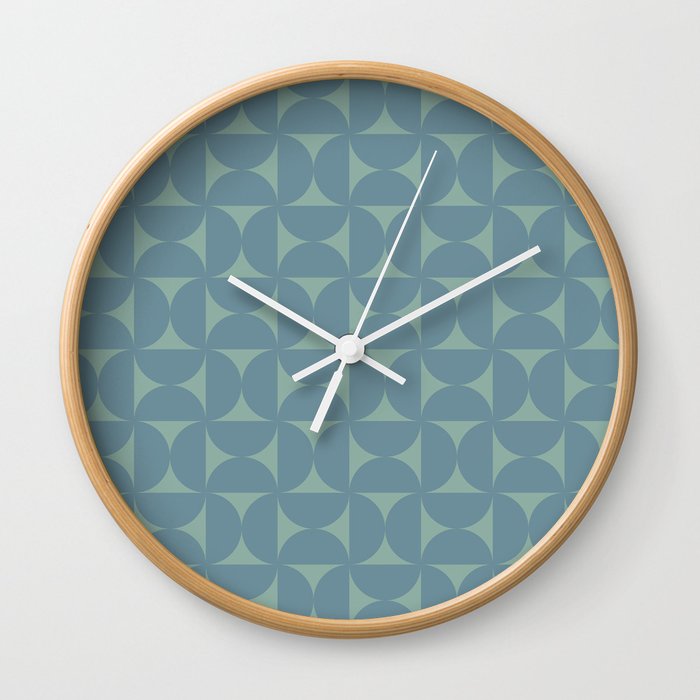 Patterned Geometric Shapes LXVI Wall Clock
