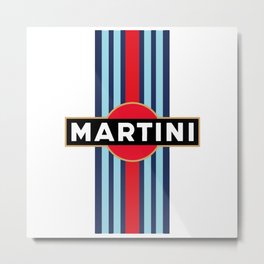 Martini Metal Print | Graphicdesign, Retro, Vintage, Racing, Cars, Drink, Motorsport, Drinks, Martini, Alcohol 