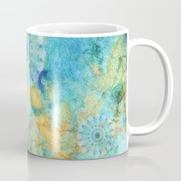 Time Well Spent - Blue And Orange Abstract Art Mug