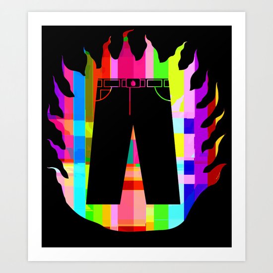 liar, liar Art Print