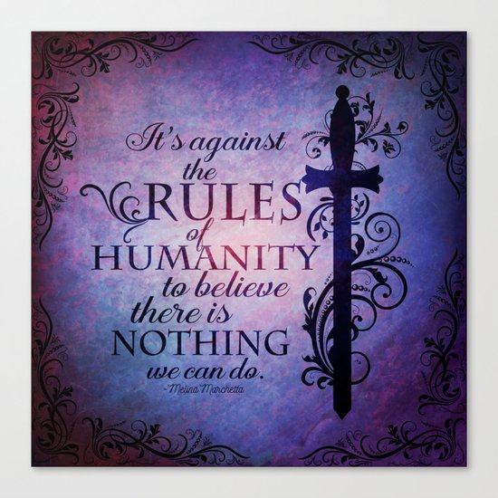 Finnikin of the Rock - Humanity Canvas Print