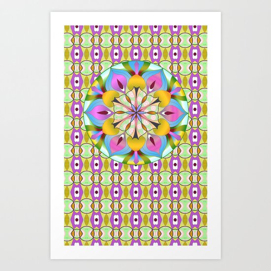 Lucky Lotus Art Print