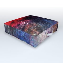 Modern  Red Abstract Design Outdoor Floor Cushion